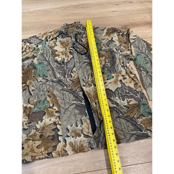 Vintage Spartan Reeltree Camo Long Sleeve Zip Shirt Made in USA Men’s XL - Picture 5 of 6